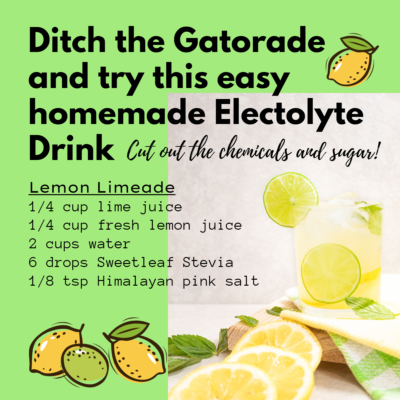 Try This Electrolyte Drink Recipe