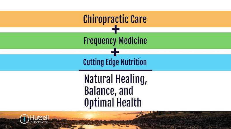 chiropractic + frequency medicine + nutrition = natural healing
